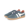 Basket bleu marine en cuir